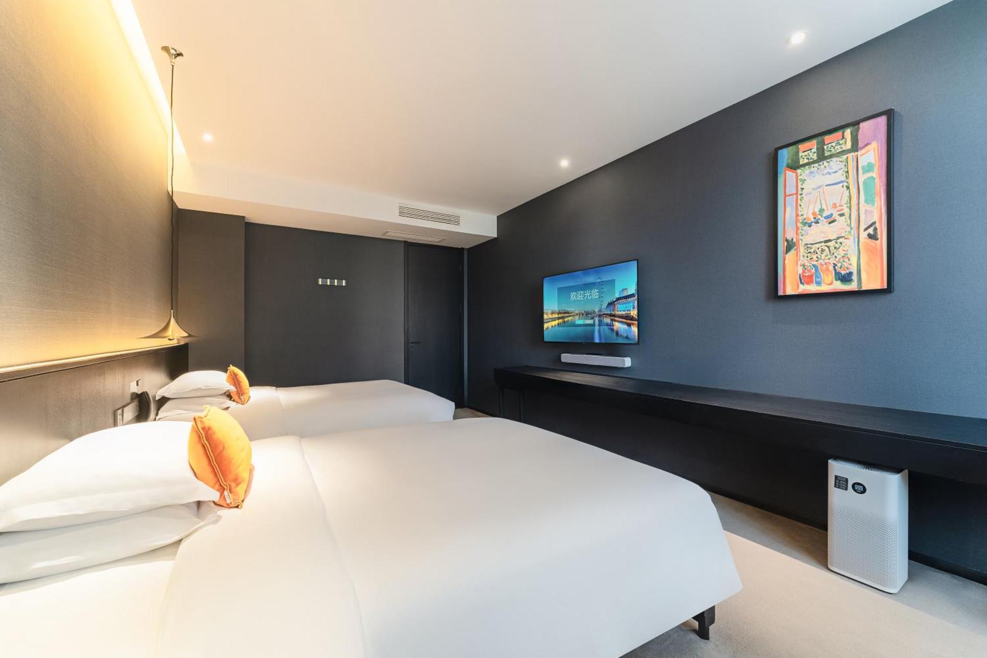 Hesu Designer Hotel & Suites -Near Xi'An Drum Tower And Yongning Gate -Free Laundry Luggage Storage -Kitty Cafe With Freshly Ground Coffee -24H Front Desk -English Service Buitenkant foto